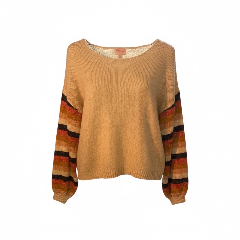 Pink Lily white and Multicolor Striped Sweater